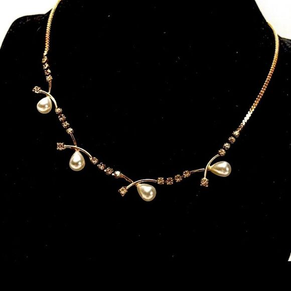 Pearl Drop Princess Necklace - Picture 1 of 7